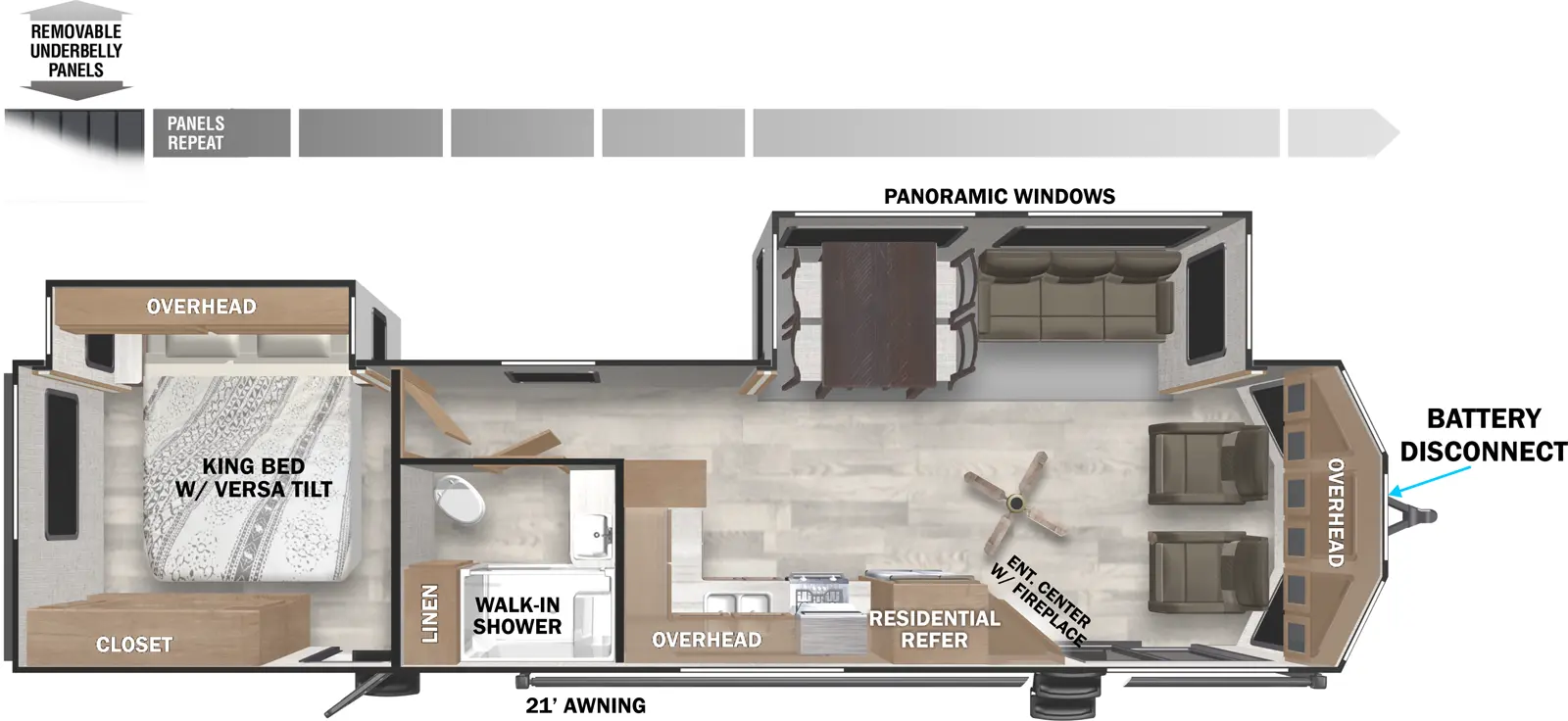 Salem Villa 353FLFB Floorplan